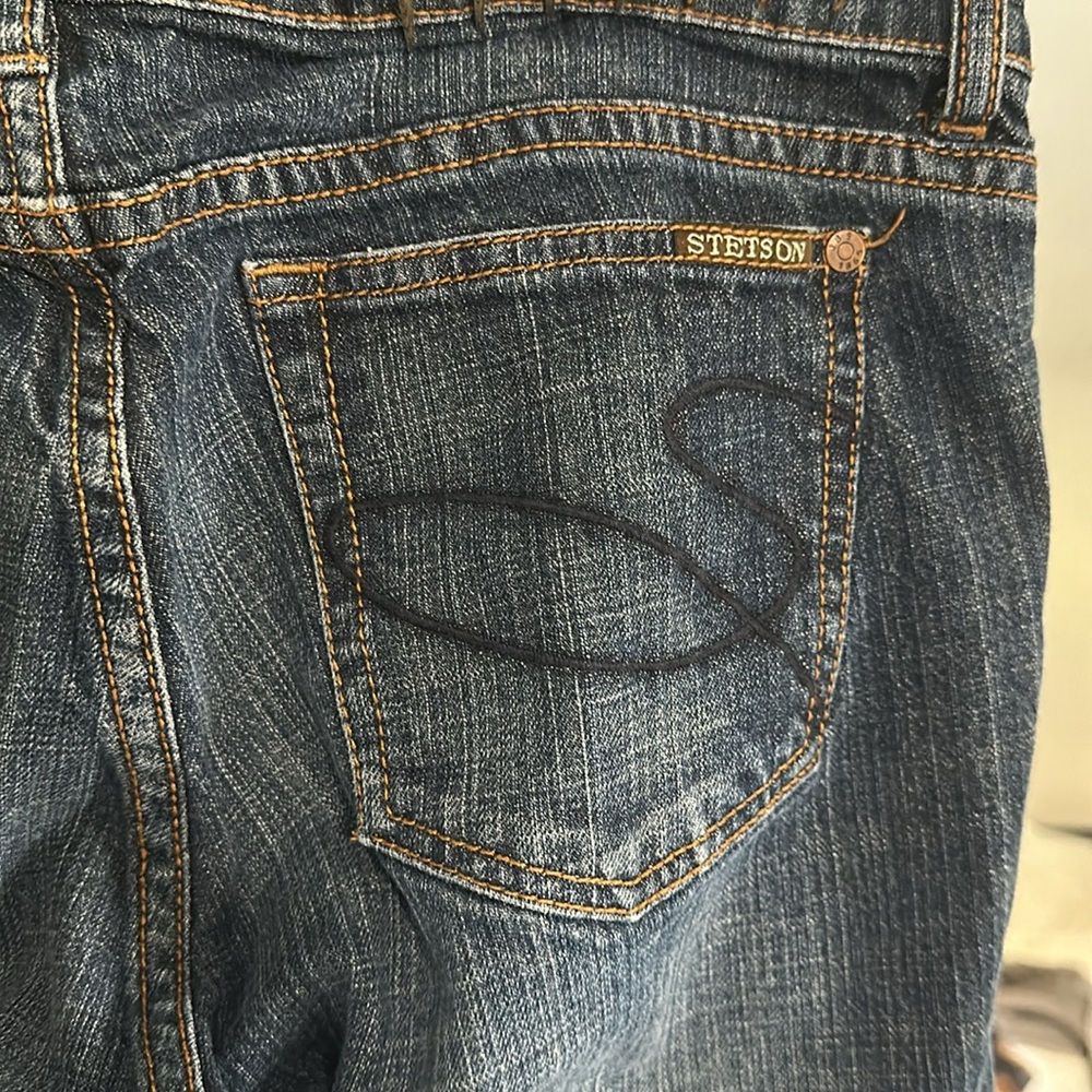 Stetson Western Jeans, Like New Condition - Picture 4 of 4